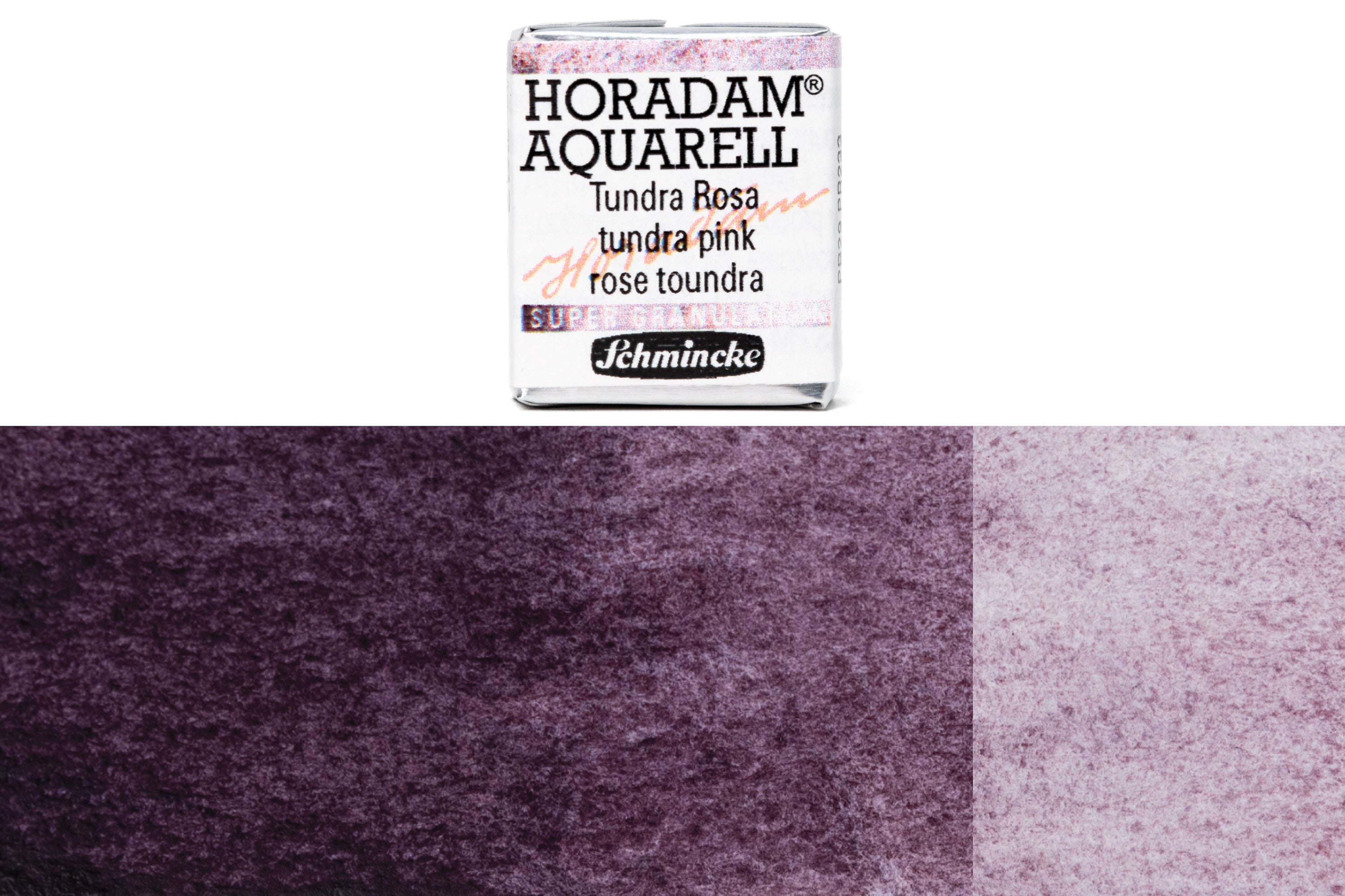 Schmincke - Supergranulation Watercolor Half Pan, #982 Tundra Pink - St. Louis Art Supply