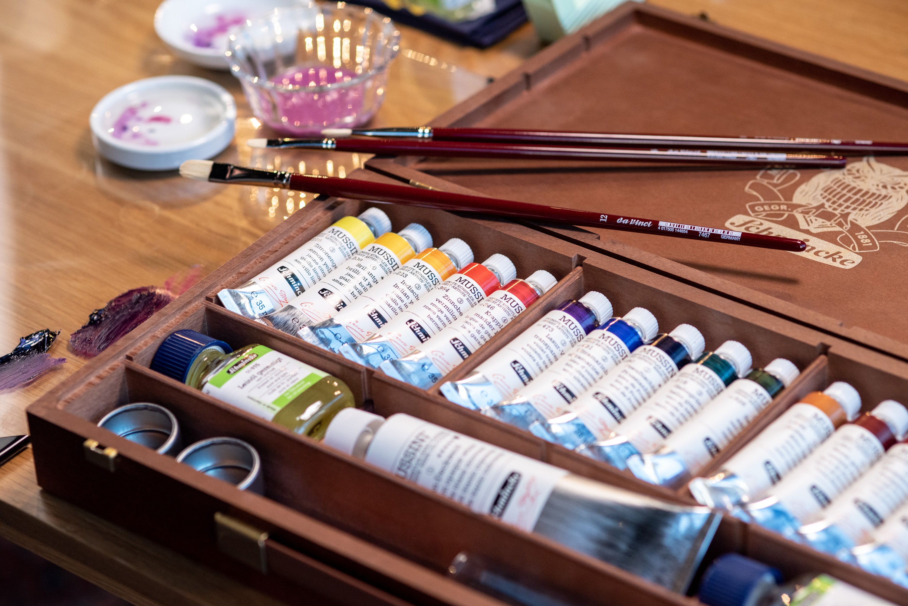 Schmincke - Mussini Oil Colors, 35 mL, #511 Cadmium Green - St. Louis Art Supply