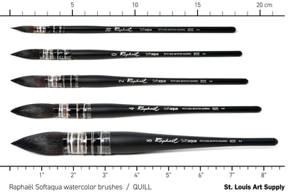 Raphaël - Softaqua Watercolor Brushes - St. Louis Art Supply