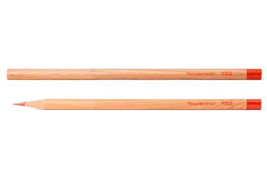 Tombow - Tombow Recycled Pencil, Vermilion, Single - St. Louis Art Supply