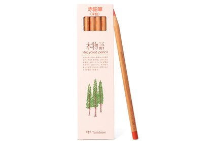 Tombow - Tombow Recycled Pencil, Vermilion, Set of 12 - St. Louis Art Supply