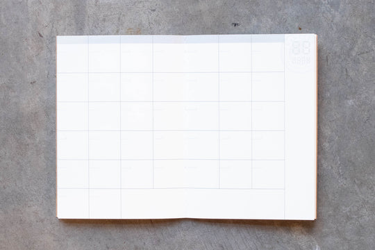 Traveler's Notebook Refill #006: Free Diary Monthly, Passport Size - St. Louis Art Supply