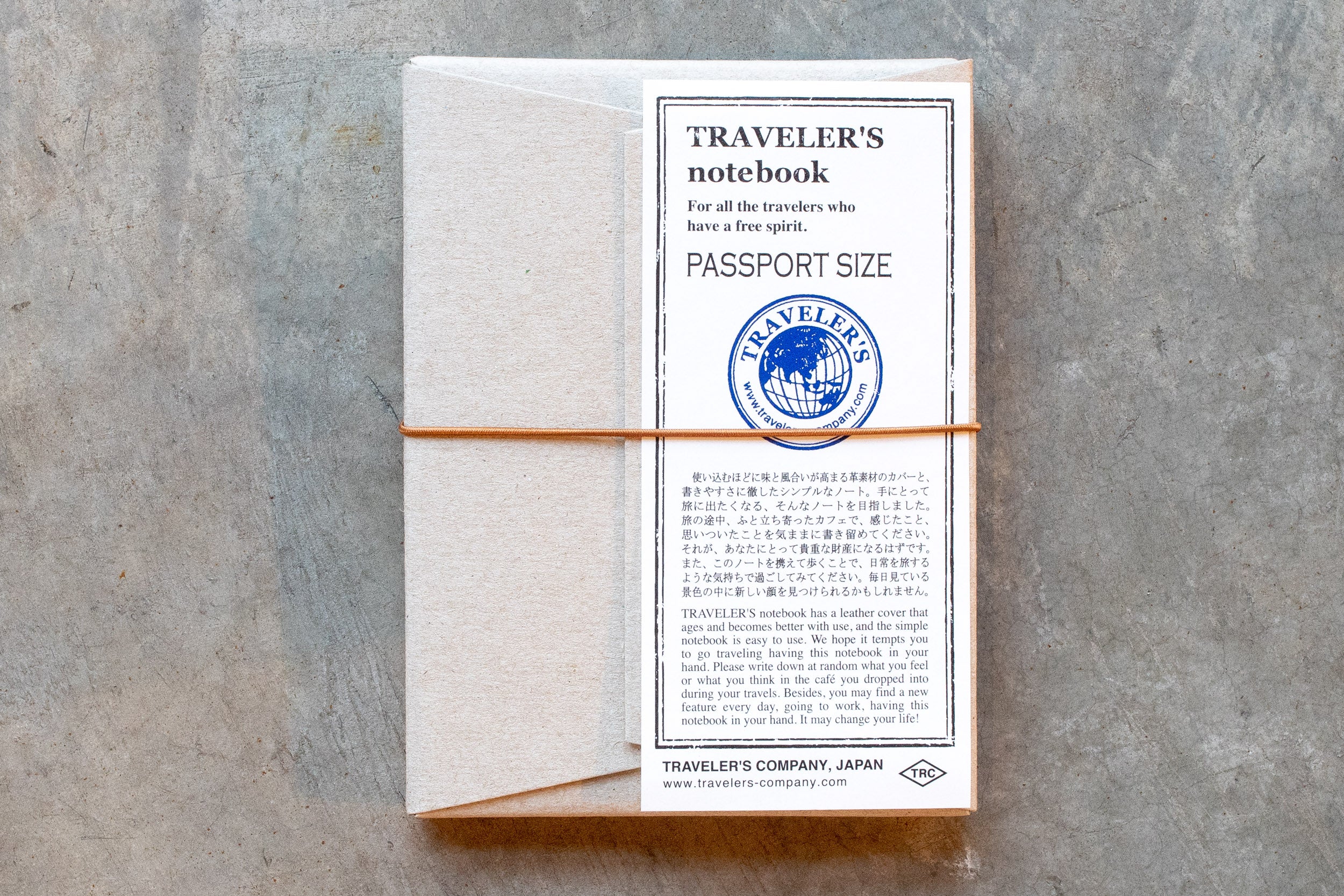 Traveler's Notebook Starter Set, Passport Size, Camel - St. Louis Art Supply