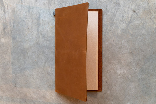 Traveler's Notebook Starter Set, Regular Size, Camel - St. Louis Art Supply