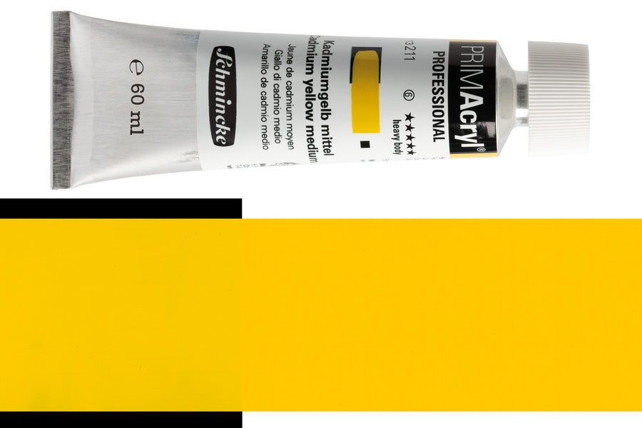 PRIMAcryl Professional Acrylic, #211 Cadmium Yellow Medium