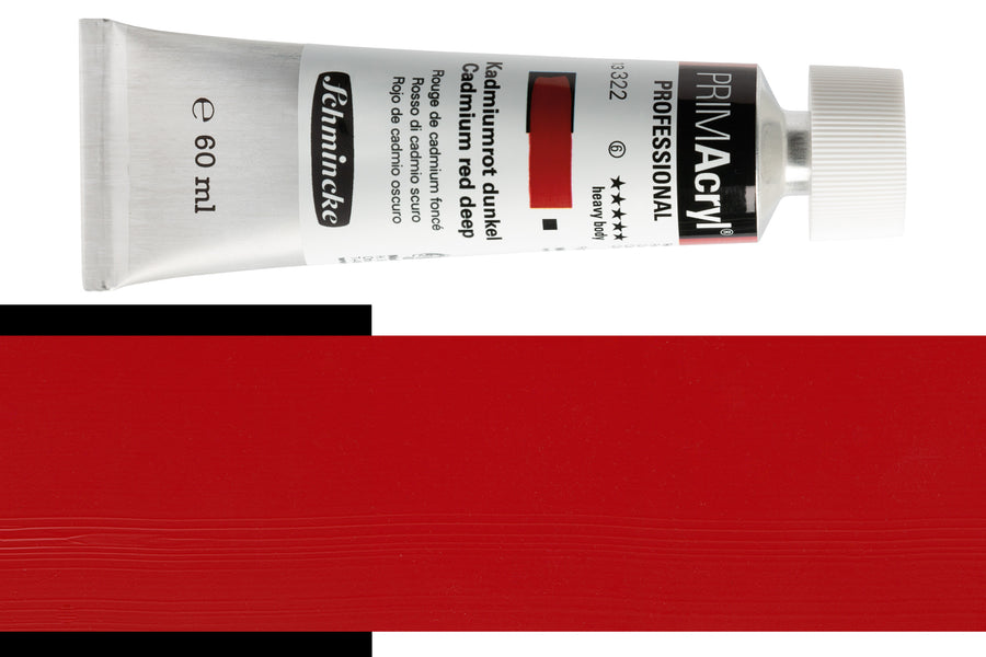 PRIMAcryl Professional Acrylic, #322 Cadmium Red Deep