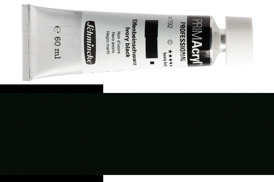 PRIMAcryl Professional Acrylic, #792 Ivory Black