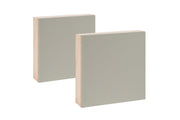 Mounted Grey Linoleum, 3" x 3", Pack of 2