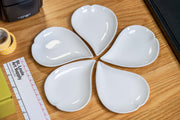 Porcelain Petal Palettes, Stacking Set of 5