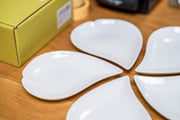 Porcelain Petal Palettes, Stacking Set of 5