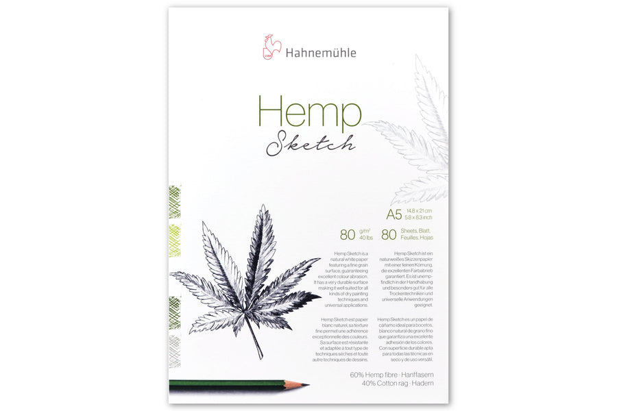 Hemp Sketch Paper Pad, A5