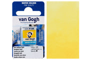 Van Gogh Watercolor Half Pan, #268 Azo Yellow Light