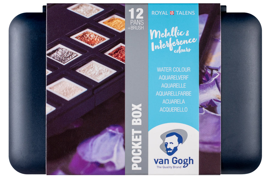 Van Gogh Watercolor, Metallic Set of 12