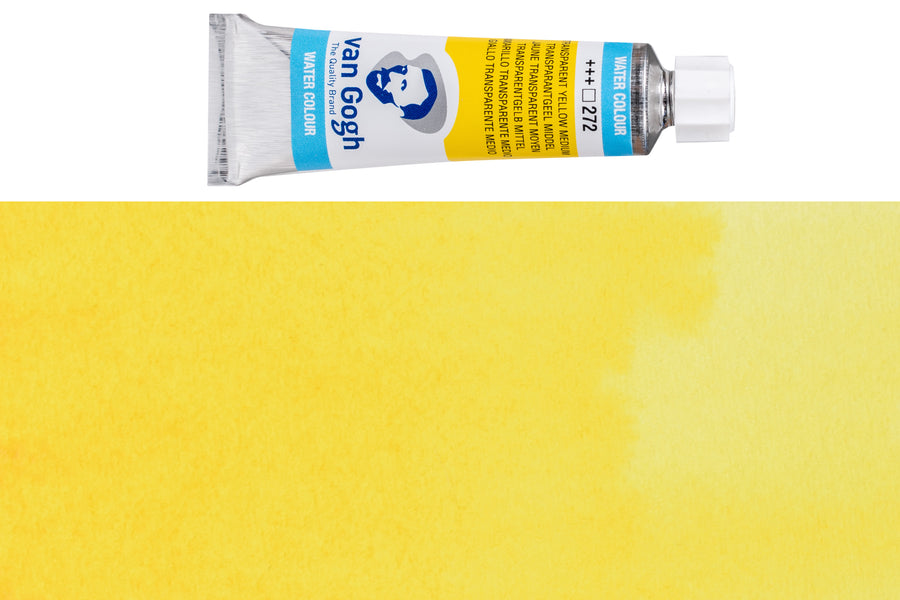 Van Gogh Watercolor, 10 mL, #272 Transparent Yellow Medium