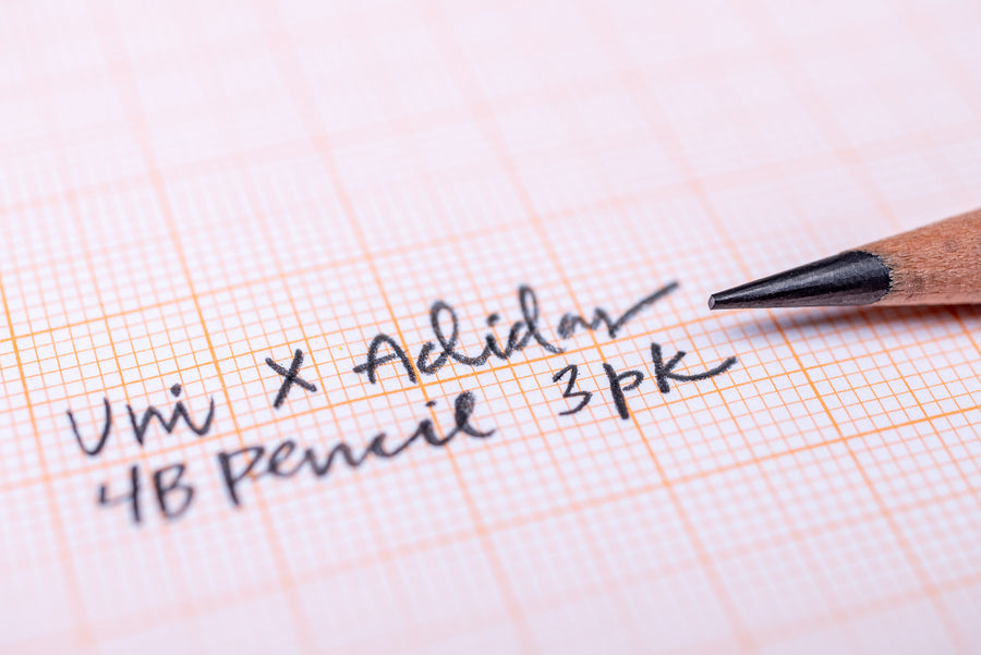 Mitsubishi ⨉ Adidas Pencils, 4B, Set of 3
