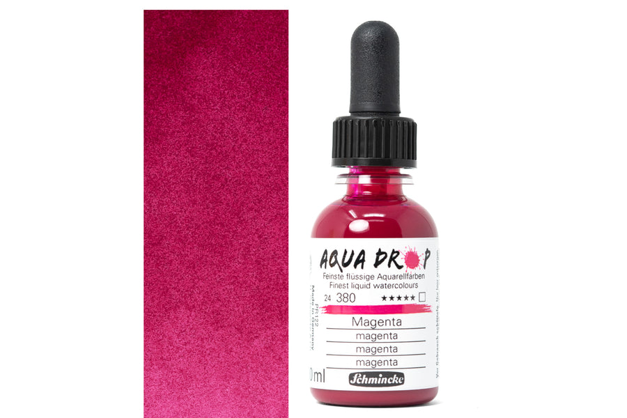 Aqua Drop Liquid Watercolors, #380 Magenta