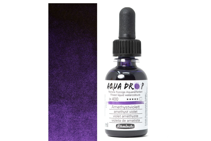 Aqua Drop Liquid Watercolors, #400 Amethyst Violet