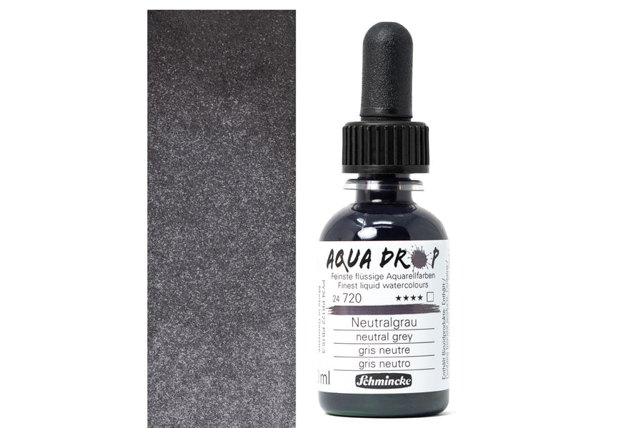 Aqua Drop Liquid Watercolors, #720 Neutral Grey