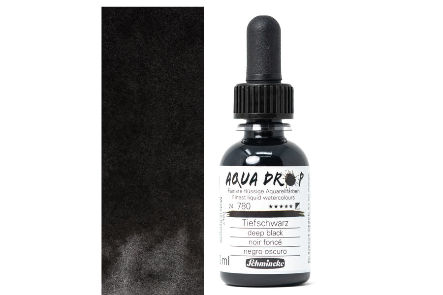 Aqua Drop Liquid Watercolors, #780 Deep Black