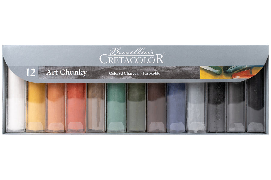 Chunky Colored Charcoal Set
