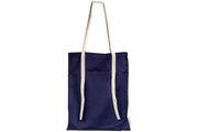 Convertible Twill Tote, 12" x 17", Navy