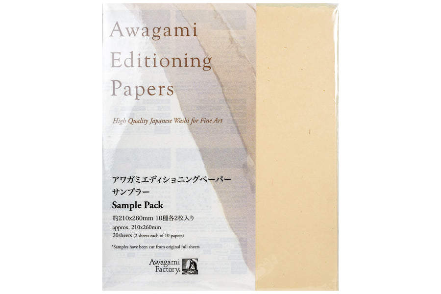 Awagami Editioning Papers, 20-Sheet Variety Pack