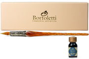 Orseolo Glass Pen Set, Amber