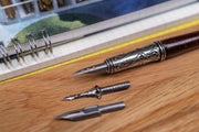 Murano Pale Blush Glass Pen Set