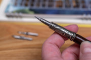 Murano Red Glass Pen Set