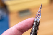 Murano Pale Blue Glass Pen Set