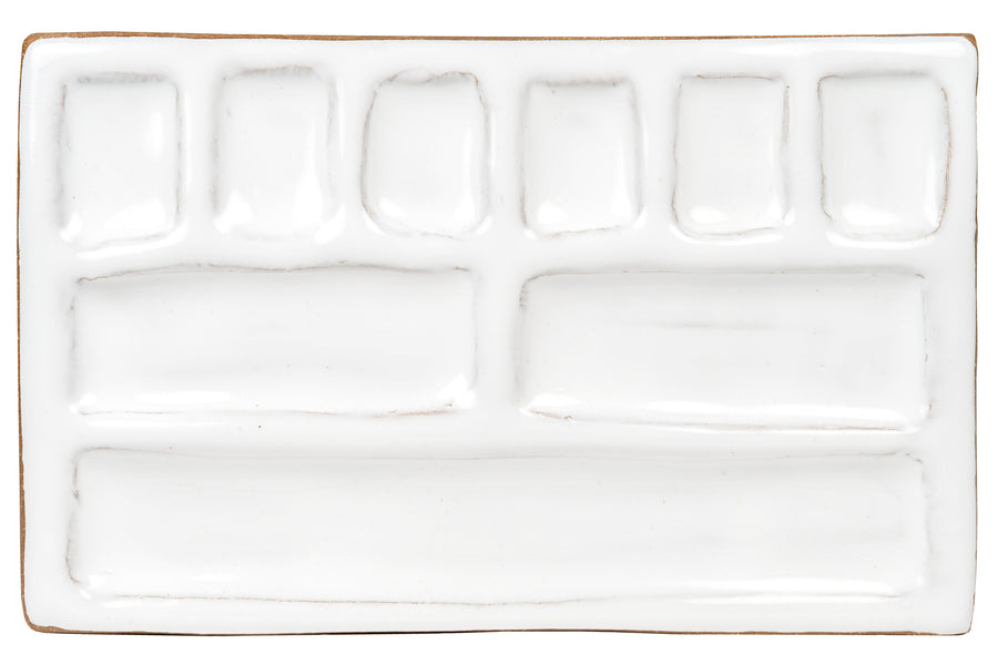 9-Well Ceramic Paint Palette