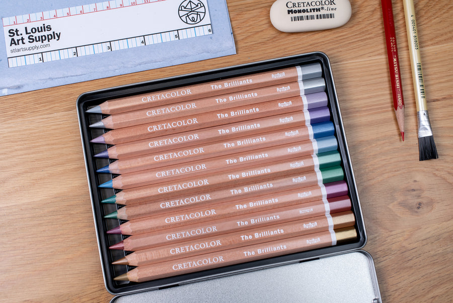 "The Brilliants" Mega Metallic Pencil Set