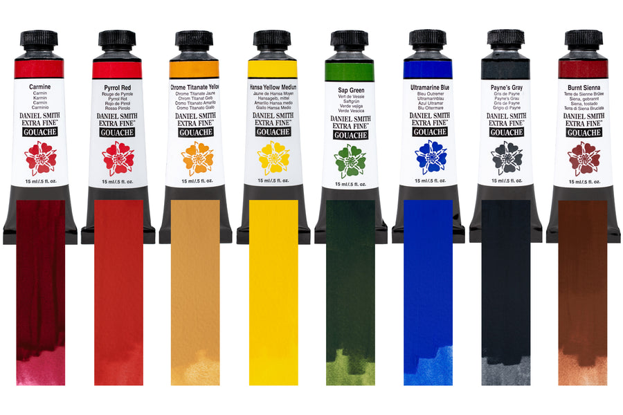 Extra Fine Gouache, Classical Mixing Set of 8