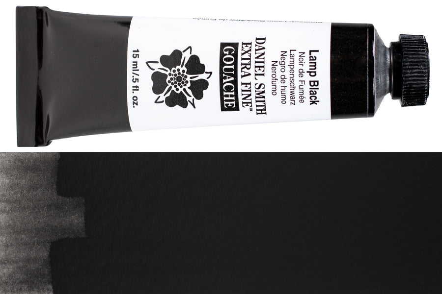 Extra Fine Gouache, Lamp Black