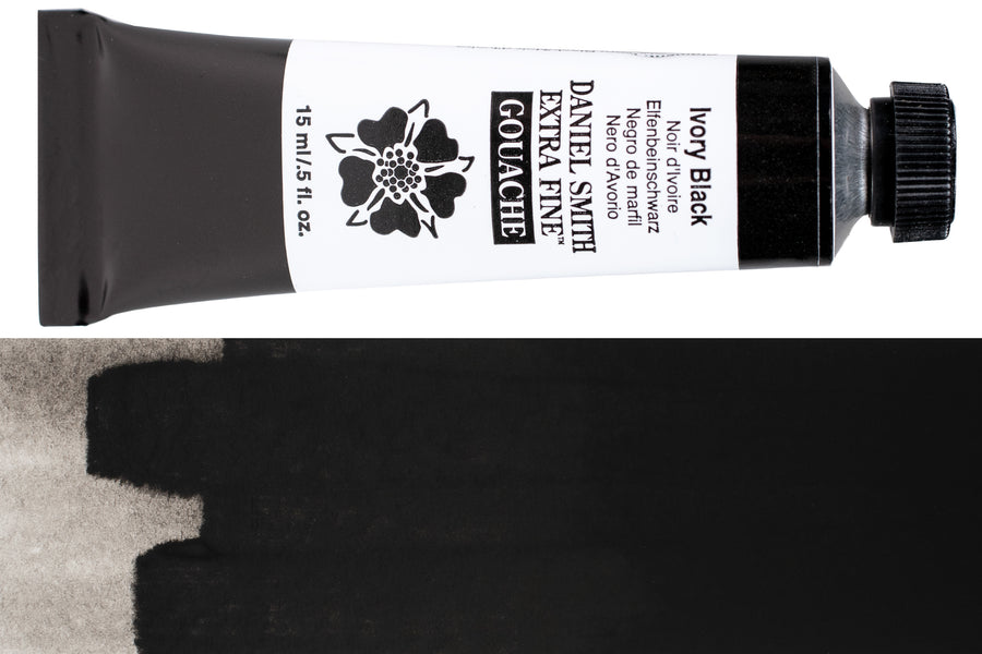 Extra Fine Gouache, Ivory Black