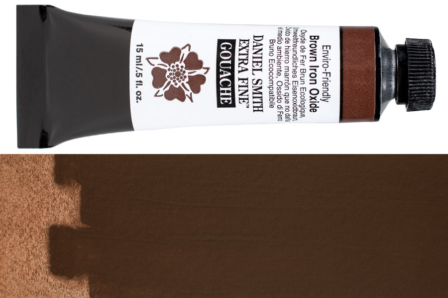 Extra Fine Gouache, Enviro-Friendly Brown Iron Oxide