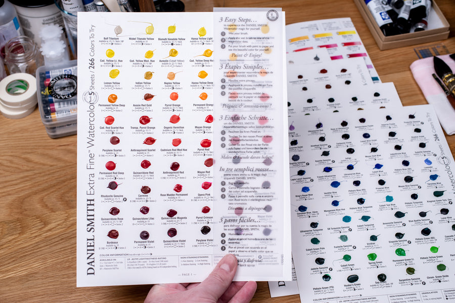 Extra Fine Watercolor Dot Card, 266 Colors + Gouache