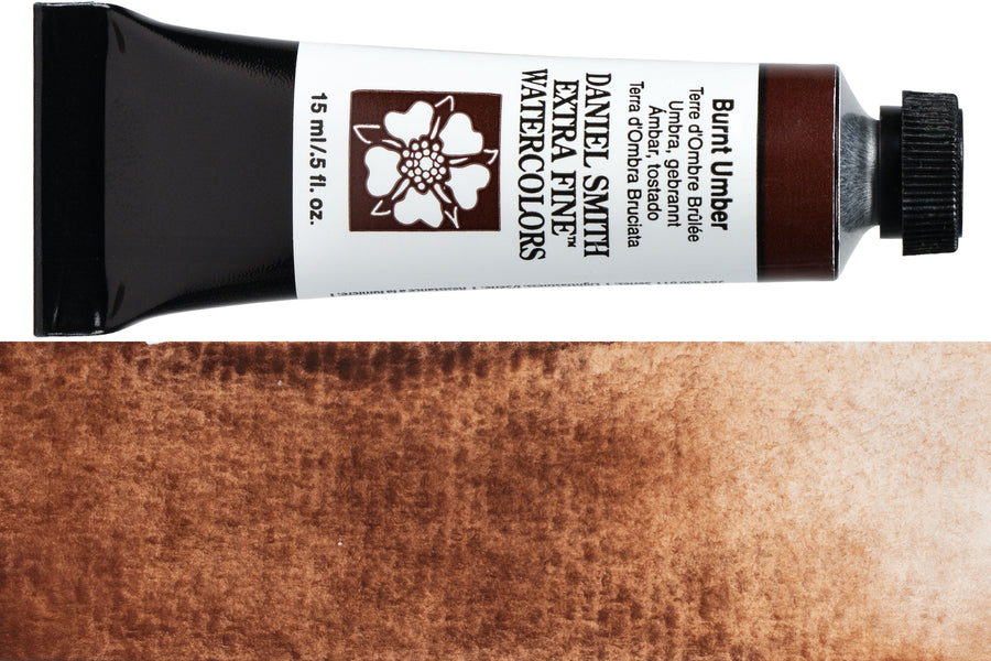 Daniel Smith Extra Fine Watercolor, 15 mL, Burnt Umber