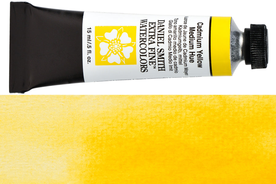Daniel Smith Extra Fine Watercolor, 15 mL, Cadmium Yellow Medium Hue
