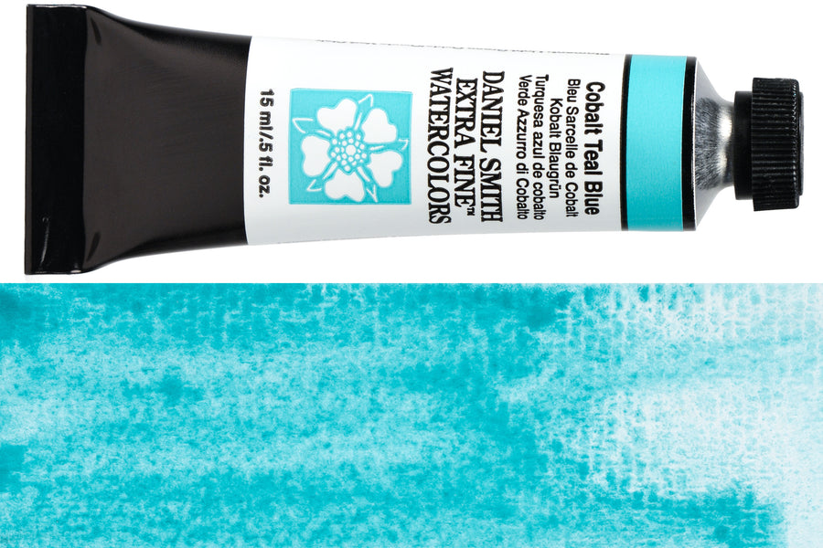 Daniel Smith Extra Fine Watercolor, 15 mL, Cobalt Teal Blue