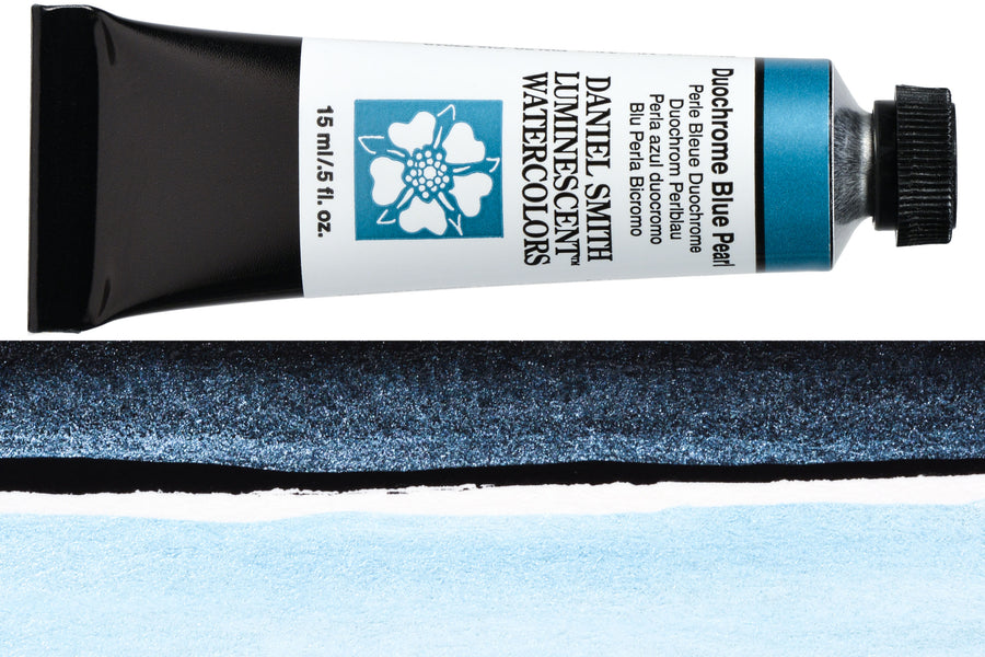 Daniel Smith Extra Fine Watercolor, 15 mL, Duochrome Blue Pearl