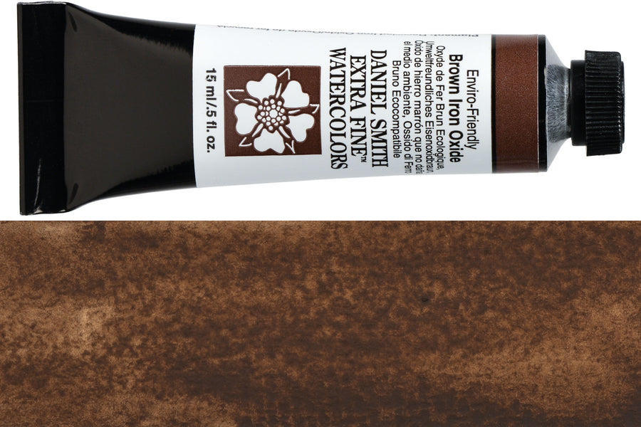 Daniel Smith Extra Fine Watercolor, 15 mL, Enviro-Friendly Brown Iron Oxide