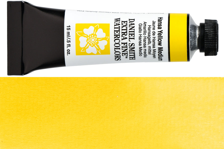 Daniel Smith Extra Fine Watercolor, 15 mL, Hansa Yellow Medium