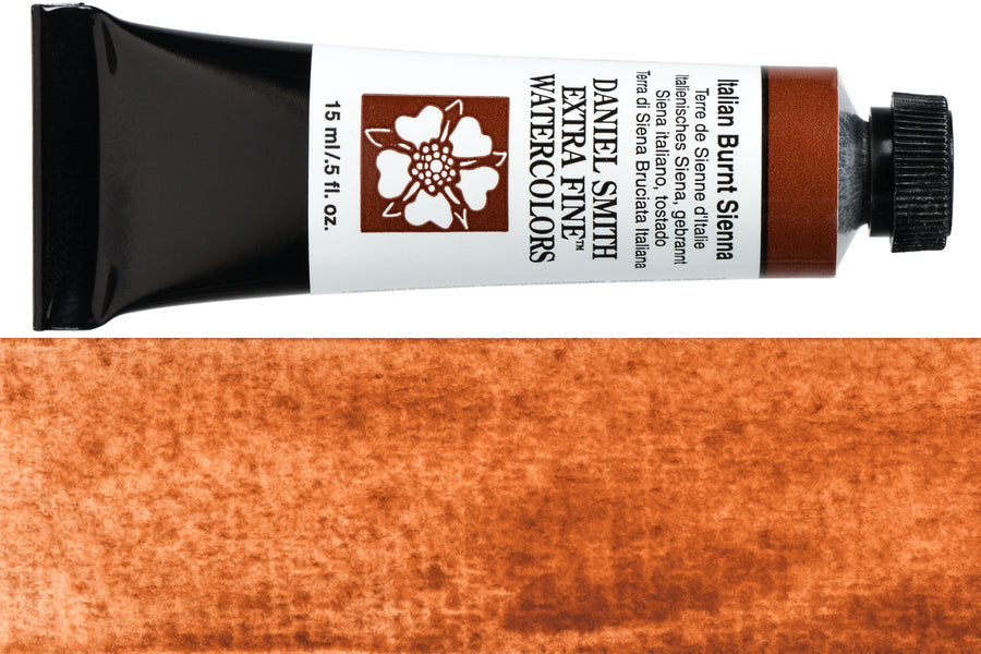 Daniel Smith Extra Fine Watercolor, 15 mL, Italian Burnt Sienna