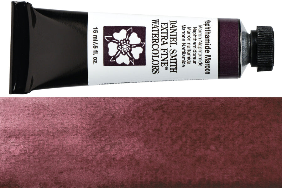 Daniel Smith Extra Fine Watercolor, 15 mL, Naphthamide Maroon