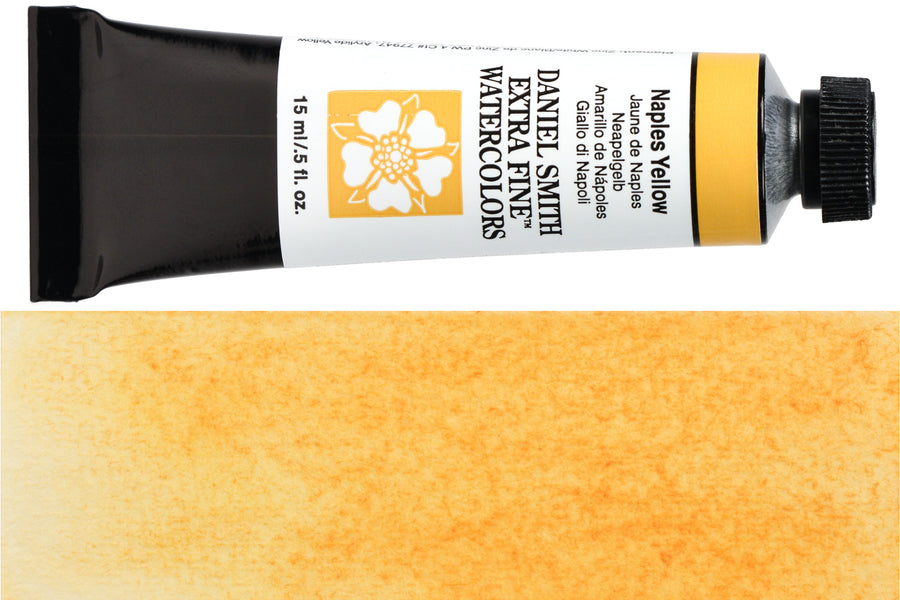 Daniel Smith Extra Fine Watercolor, 15 mL, Naples Yellow