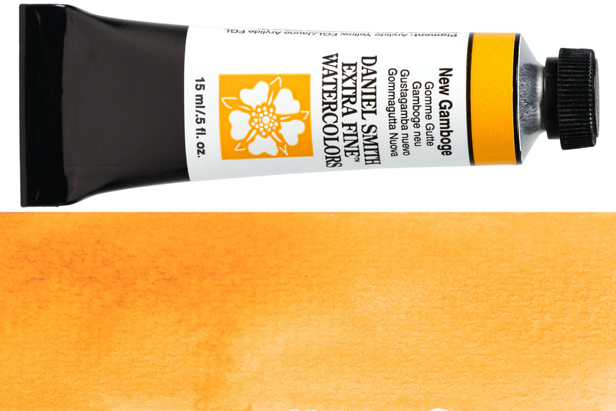 Daniel Smith Extra Fine Watercolor, 15 mL, New Gamboge