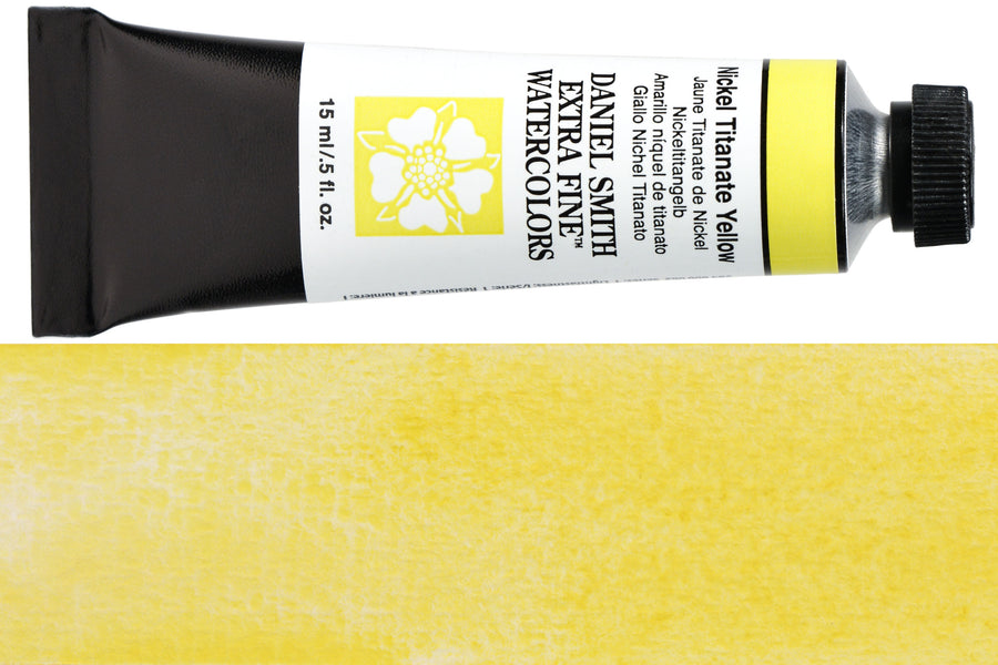 Daniel Smith Extra Fine Watercolor, 15 mL, Nickel Titanate Yellow