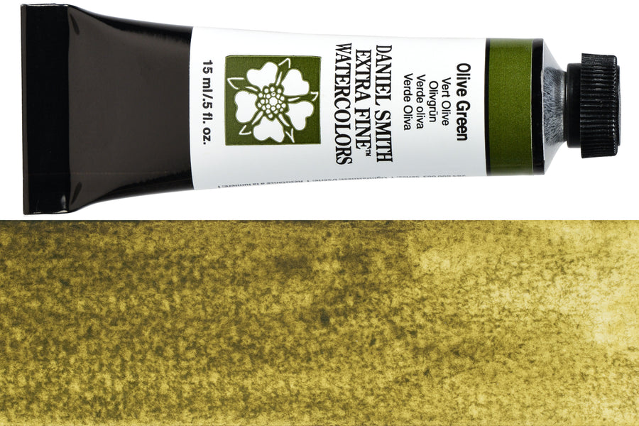 Daniel Smith Extra Fine Watercolor, 15 mL, Olive Green