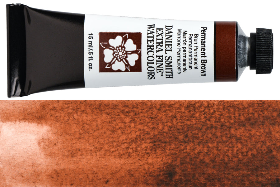 Daniel Smith Extra Fine Watercolor, 15 mL, Permanent Brown